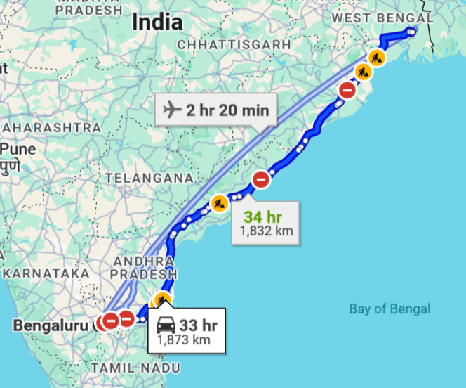 Bangalore to Kolkata Pet travel routes ( air, road, train ) | pet relocation Services Bangalore